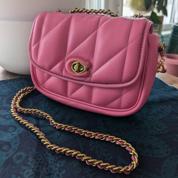 Coach Handbags - COACH Pillow Madison Shoulder Bag With Quilting in Petunia